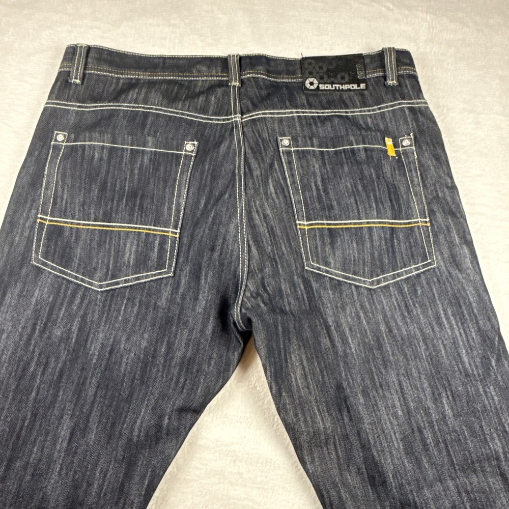 Southpole Jeans Mens 38x32 Y2K Baggy Denim Hip Hop Skater Grunge Skate Wide Leg